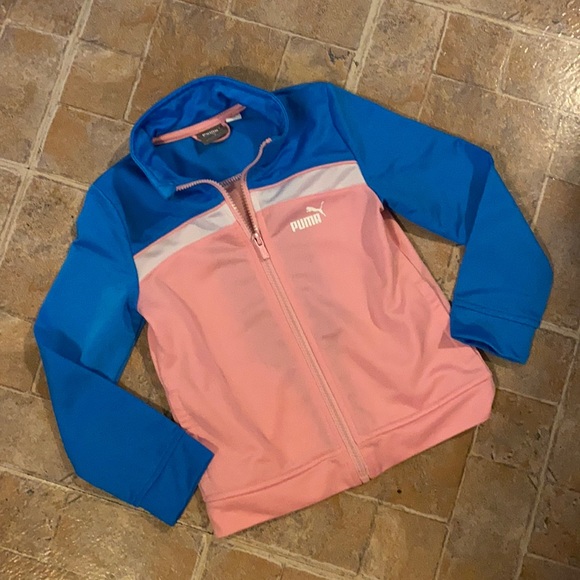 Puma athletic jacket size kids girls 4 - Picture 1 of 7